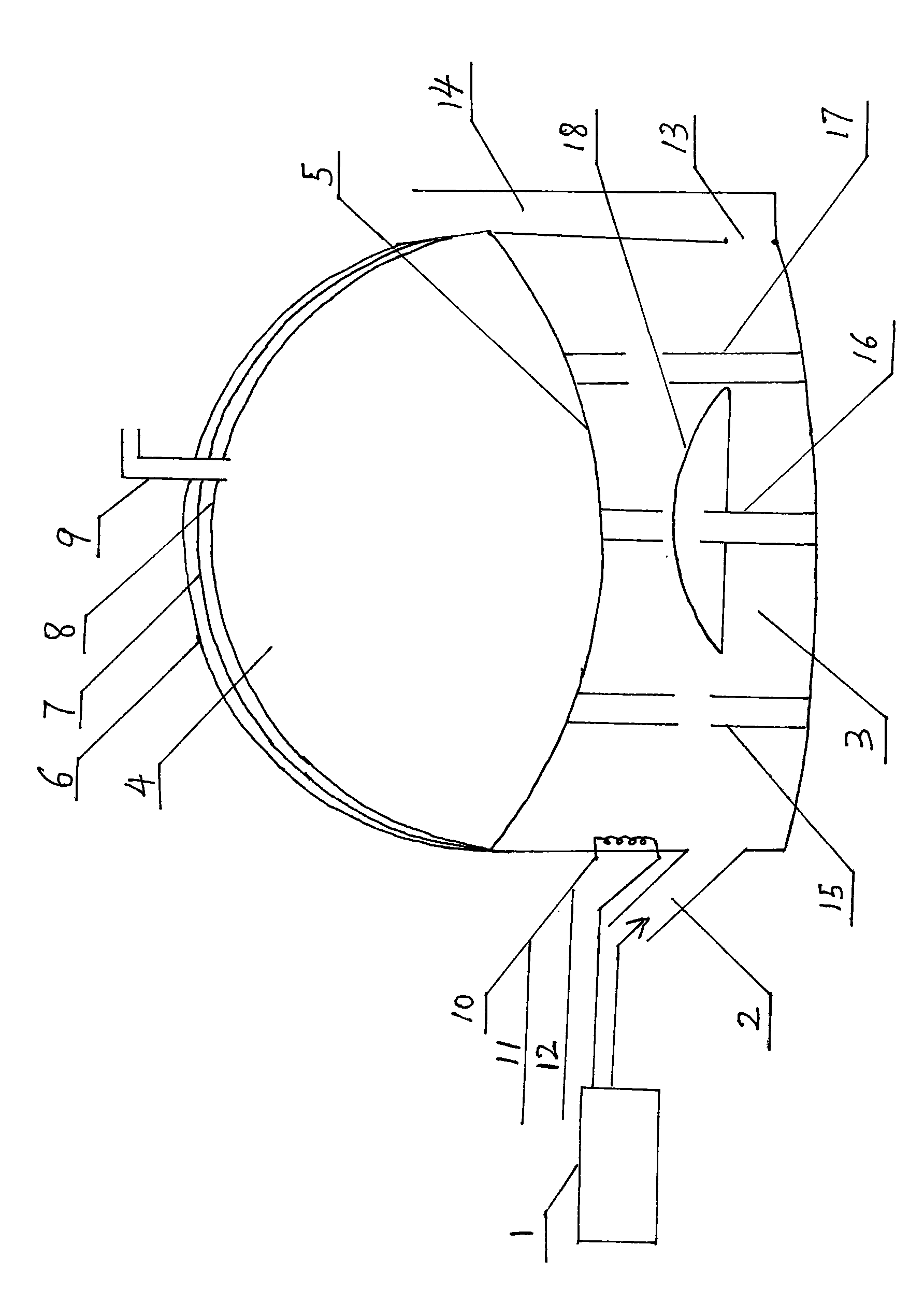 Solar energy marsh gas, gas production and gas storage integrated glass fiber reinforced plastic composite device