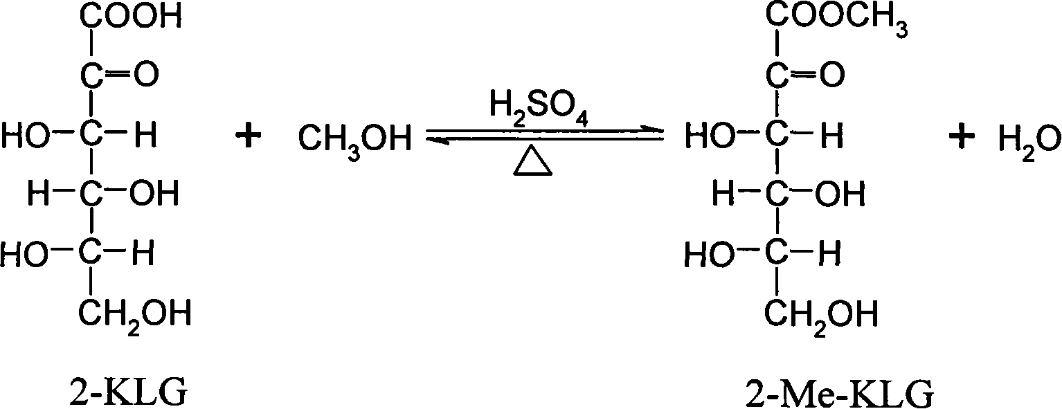 Method for producing vitamin C by esterification reaction-infiltration evaporation barrier separation integral process