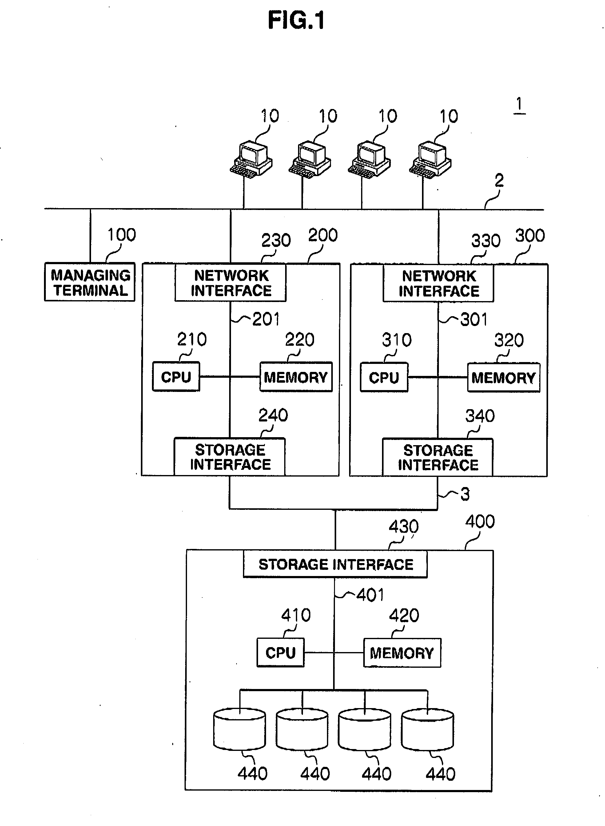 Storage system and volume managing method for storage system