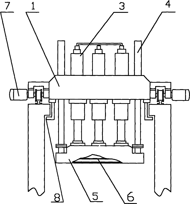 Hydraulic tamping briquette device with heating device