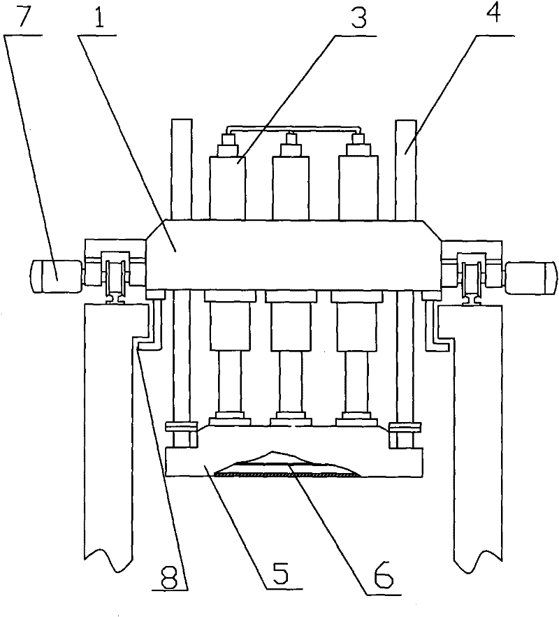 Hydraulic tamping briquette device with heating device