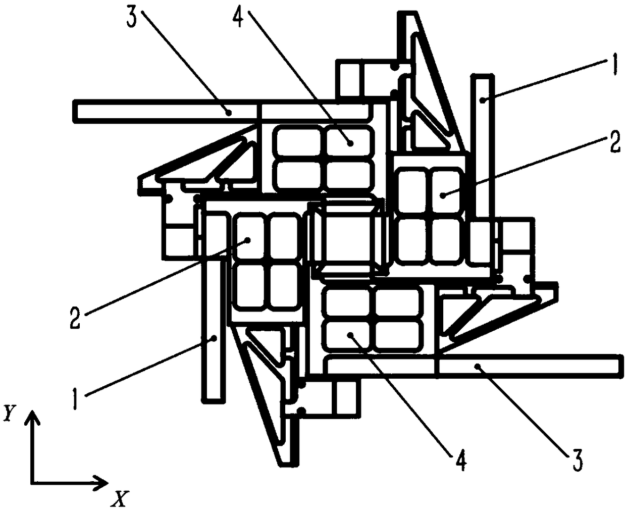 Slit-type iris diaphragm based on air floating guiding