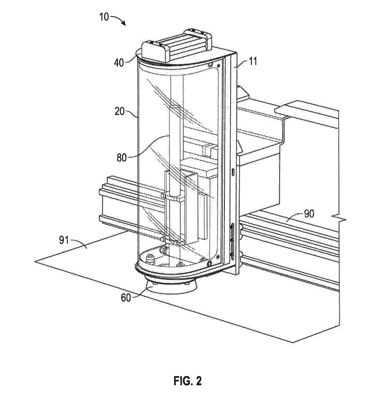 Protection system for laser cutting machine