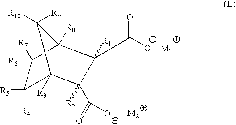 Nucleating additive formulations of bicyclo[2.2.1]heptane dicarboxylate salts