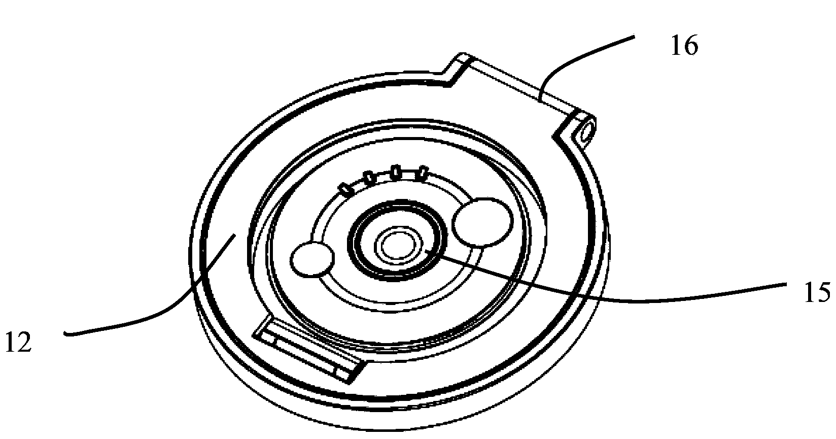 Camera device capable of being stored and folded