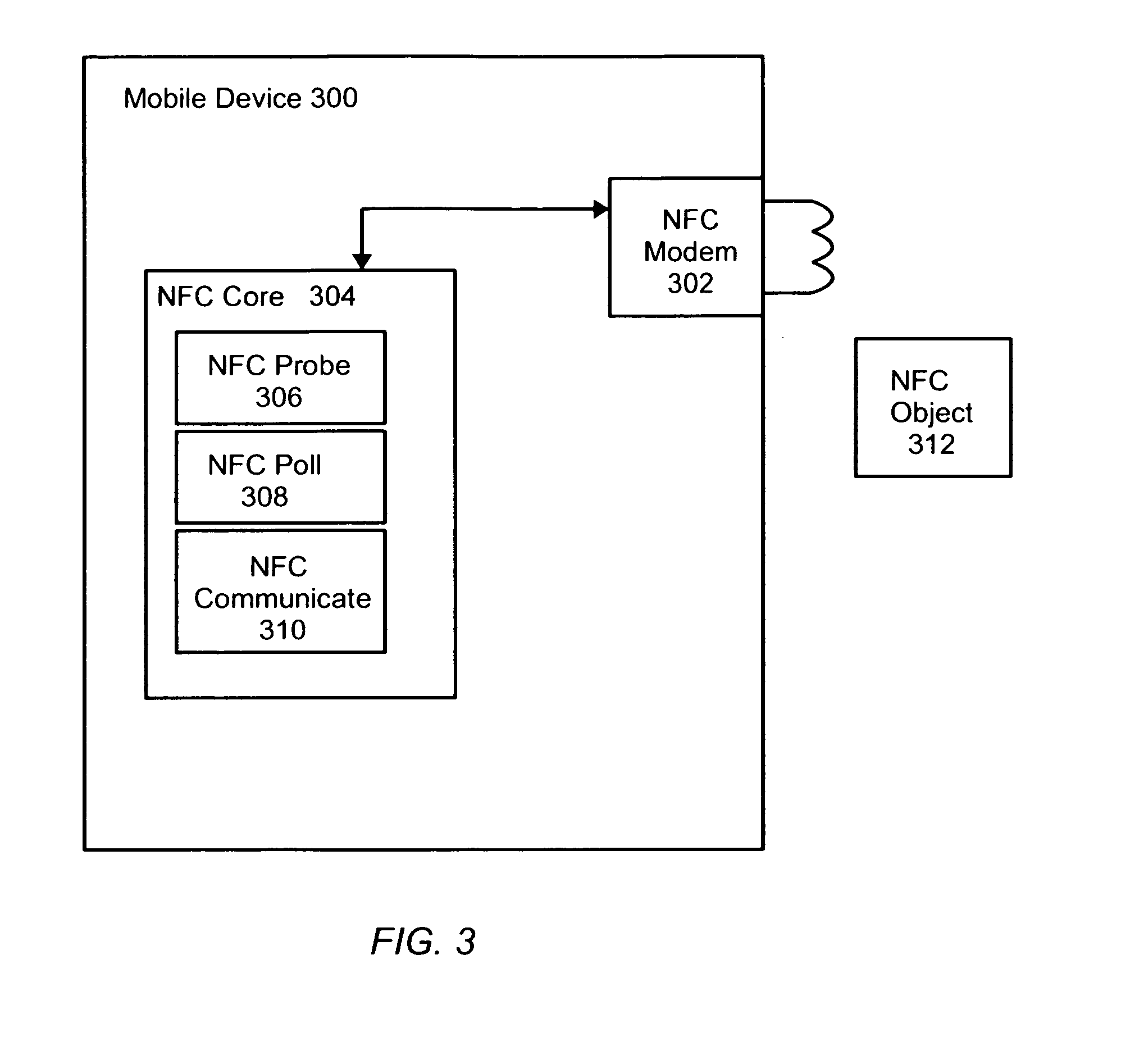 System and method of near field communication tag presence detection for smart polling