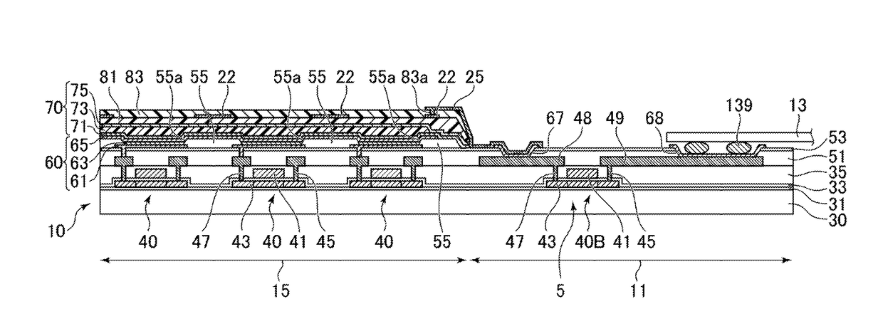 Display device with touch sensor