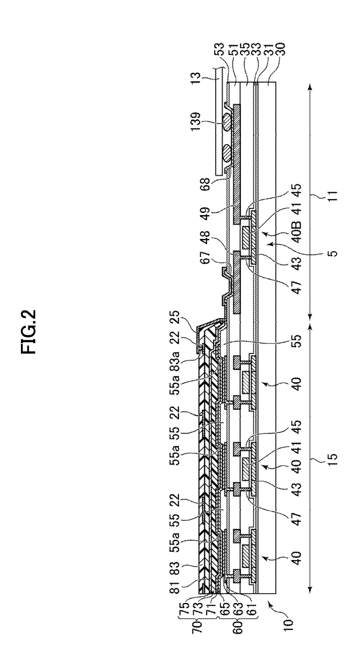 Display device with touch sensor