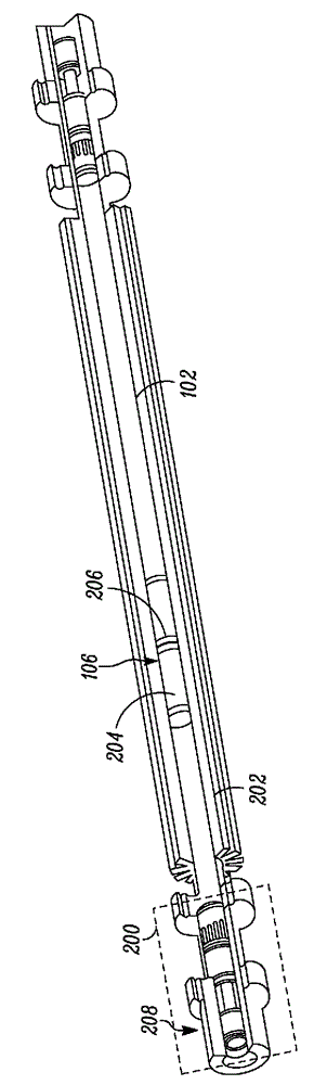 Linear hollow spool valve