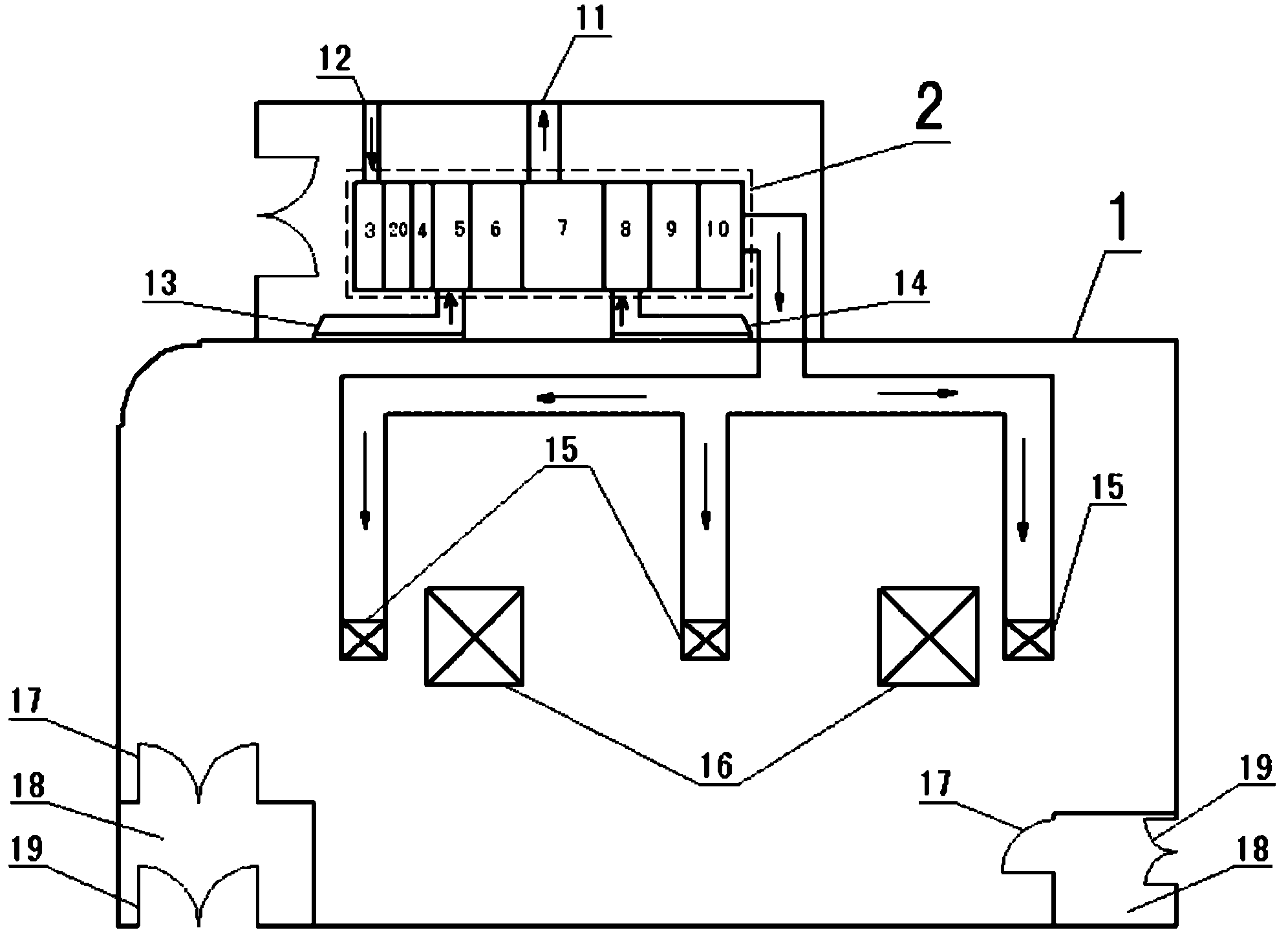 Constant-temperature and constant-humidity production workshop and operation method thereof