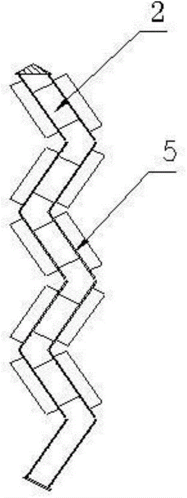 Vertical type powdered coal drying preheating device based on partition wall heat exchange