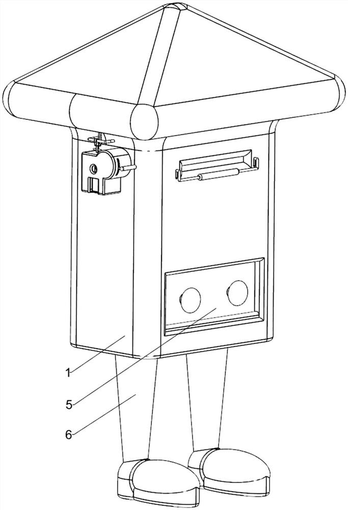 An intelligent stainless steel mailbox