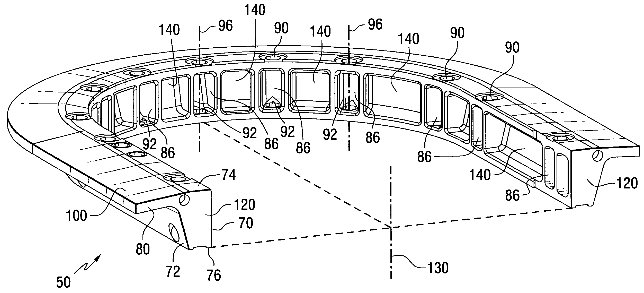 Clamp member for a marine propulsion device