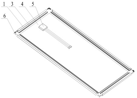 Silicon-based thin film solar module and method for power station