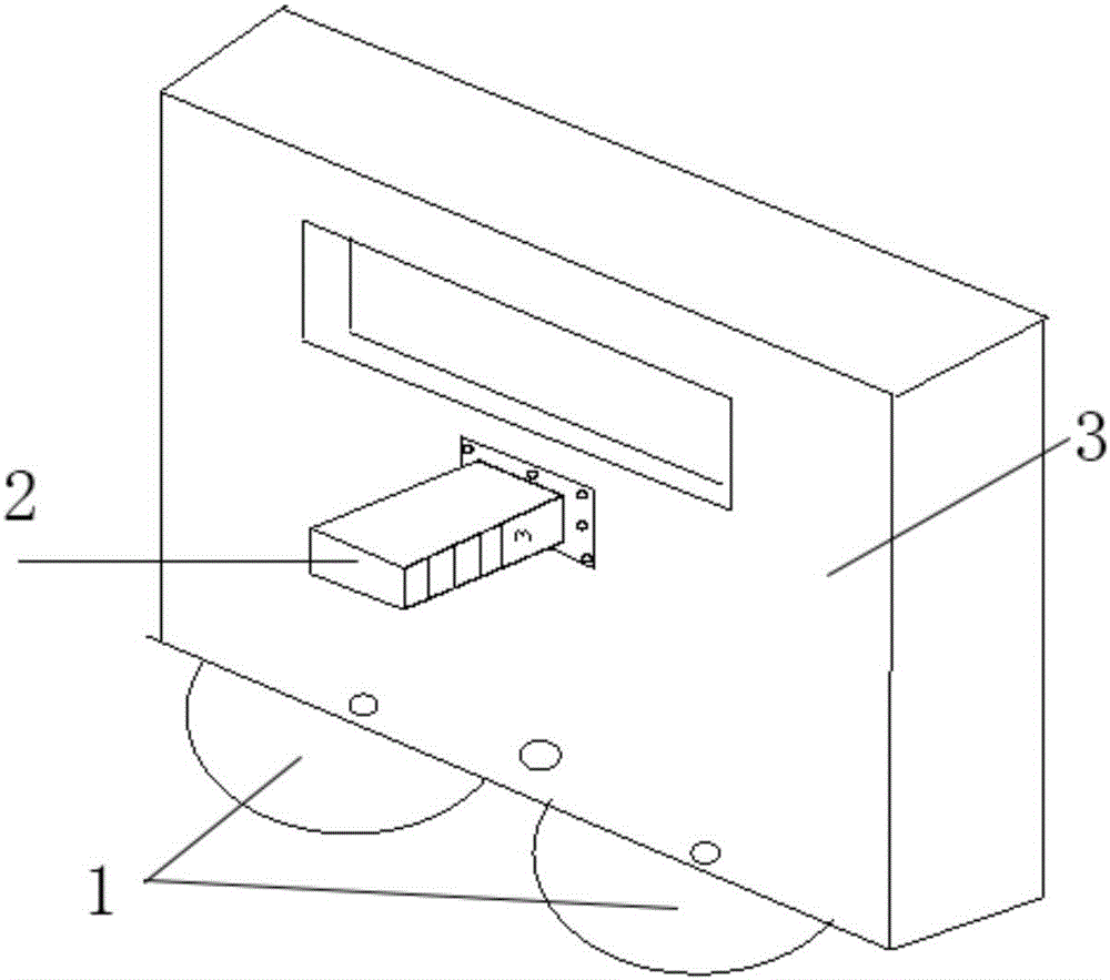 Device for measuring distance of conductor spacer