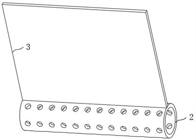 Reverse osmosis membrane rolling device