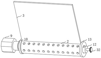 Reverse osmosis membrane rolling device