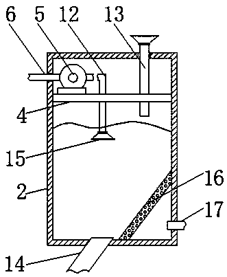 Dust purification treatment device for building construction