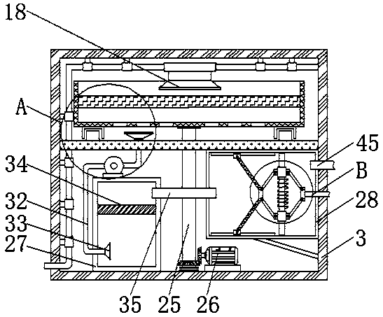 Dust purification treatment device for building construction