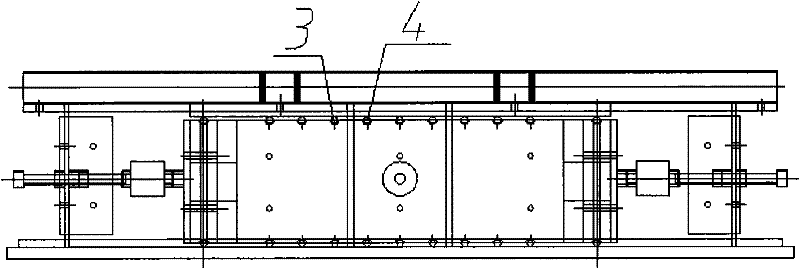 Small-range tunnel horizontal plane model tester system for realizing multistage and master control loading