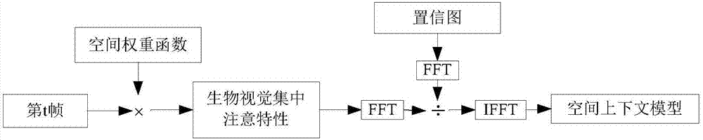 Target tracking method and system based on adaptive color characteristics and space-time contexts