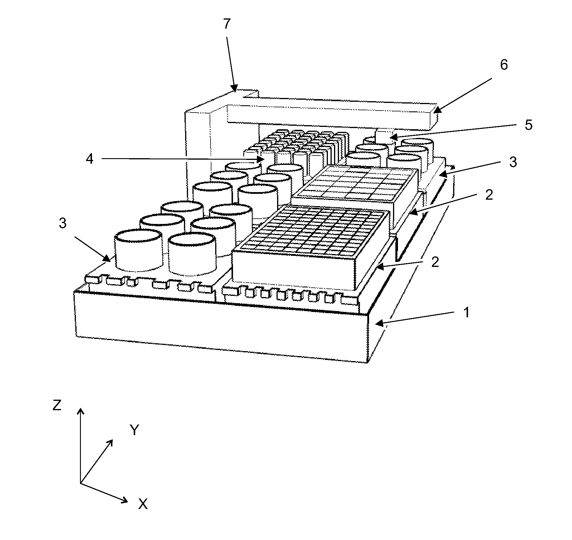 Positioning of dispensing means in fraction collector