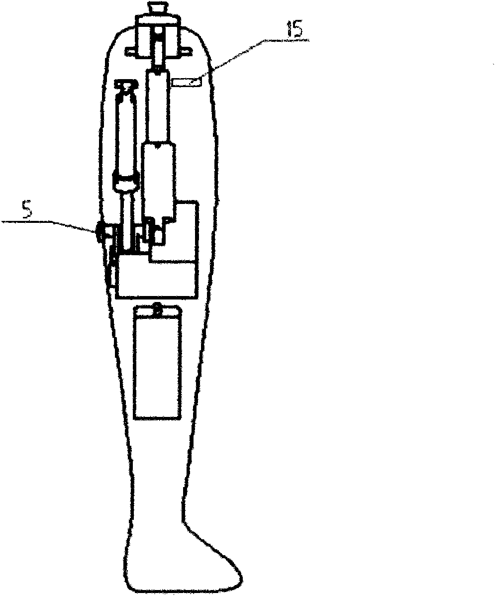 Myoelectric knee joint