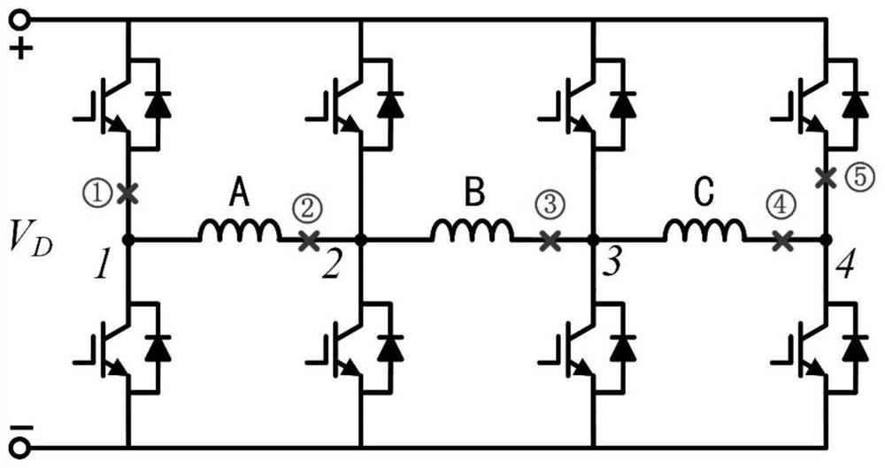 A fault tolerance method for three-phase string winding topology open circuit fault with balanced modulation amplitude