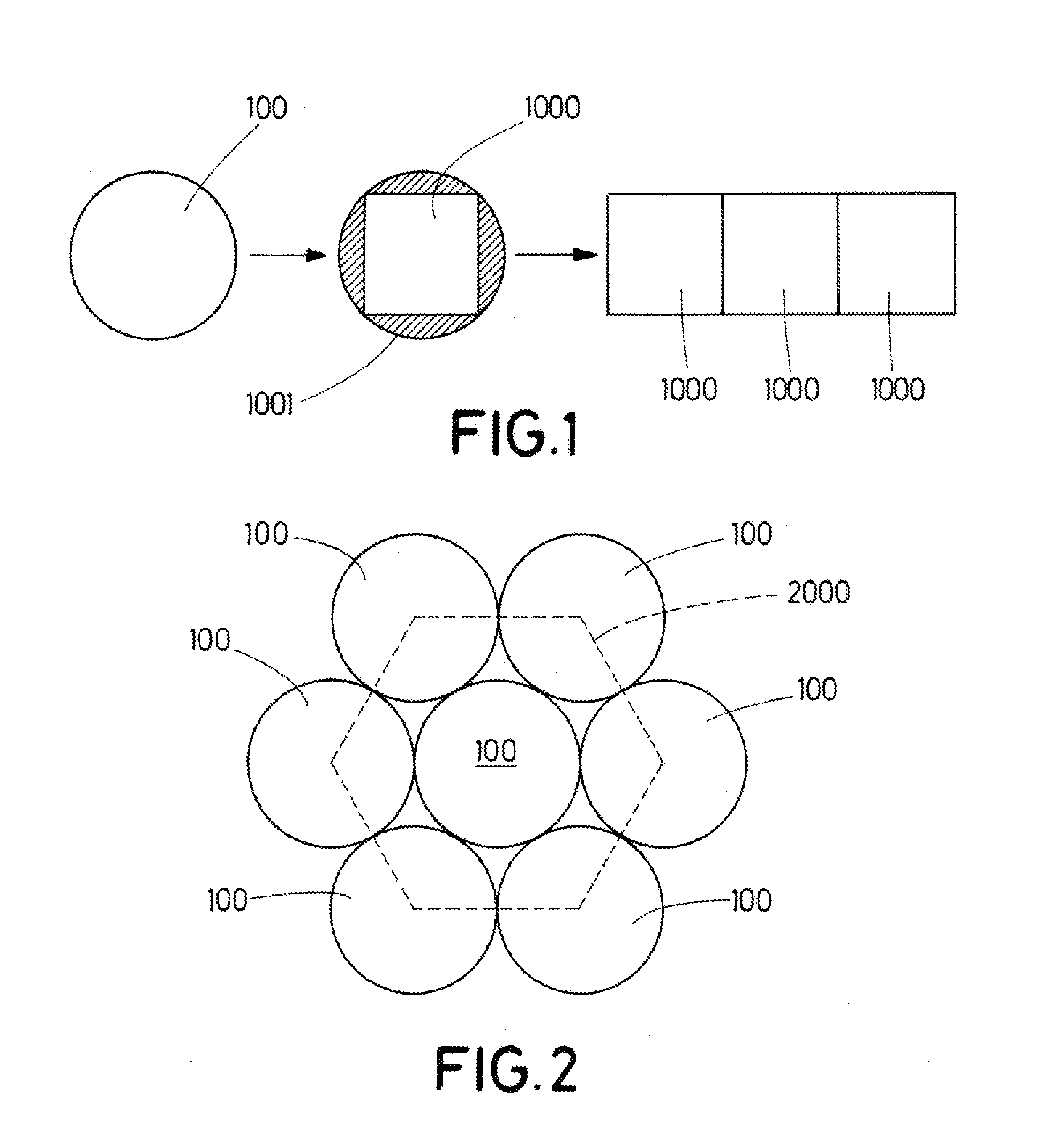 Assemblies of solar cells with curved edges