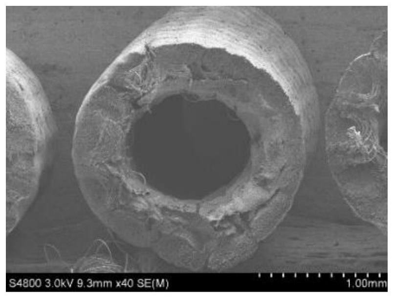 Composite hollow fiber braided tube filter membrane for fuel cells as well as preparation method and application of composite hollow fiber braided tube filter membrane