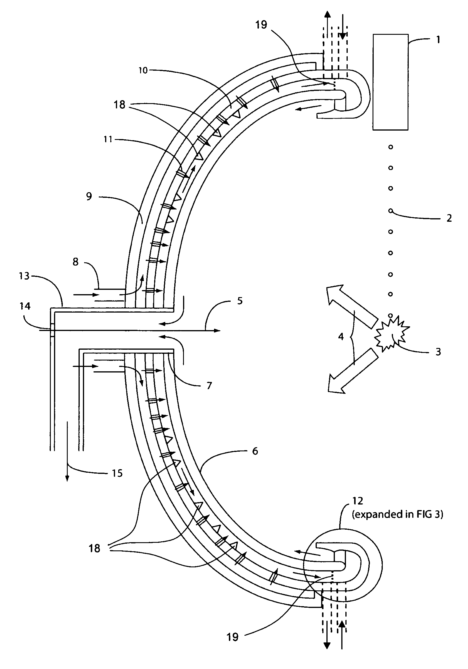 Extreme ultraviolet light source with a debris-mitigated and cooled collector optics