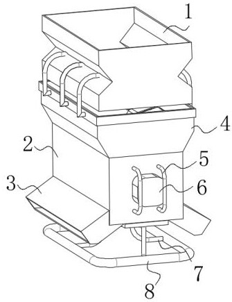 Material returning device for non-woven fabric production