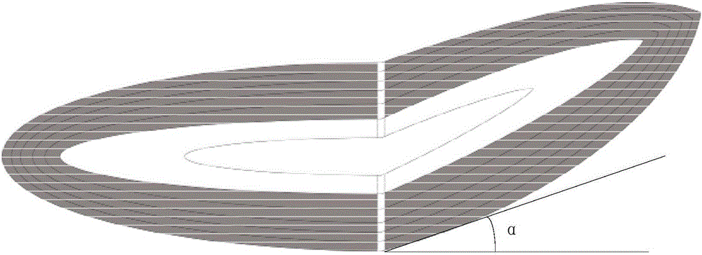 Magnetic stimulation coil fixing device with folded structure