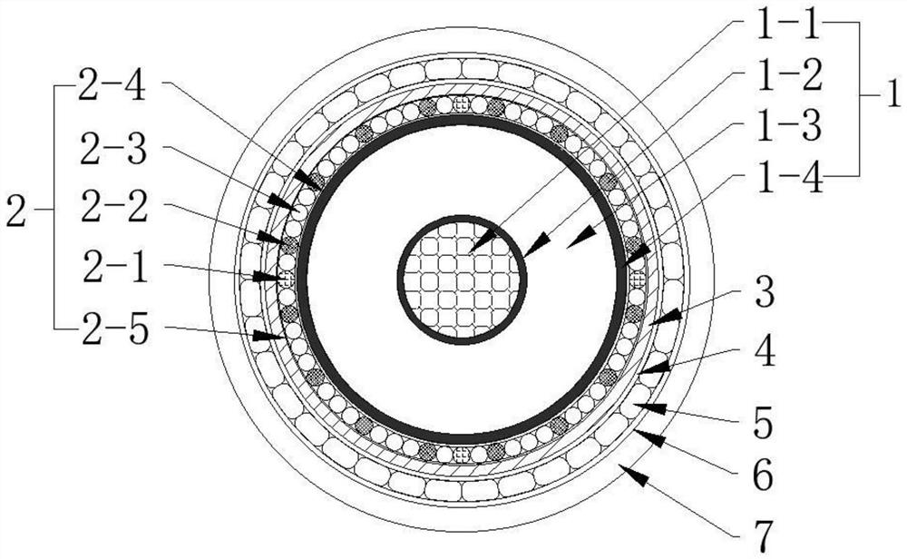 Special cable for intelligent monitoring of rail transit and production process thereof