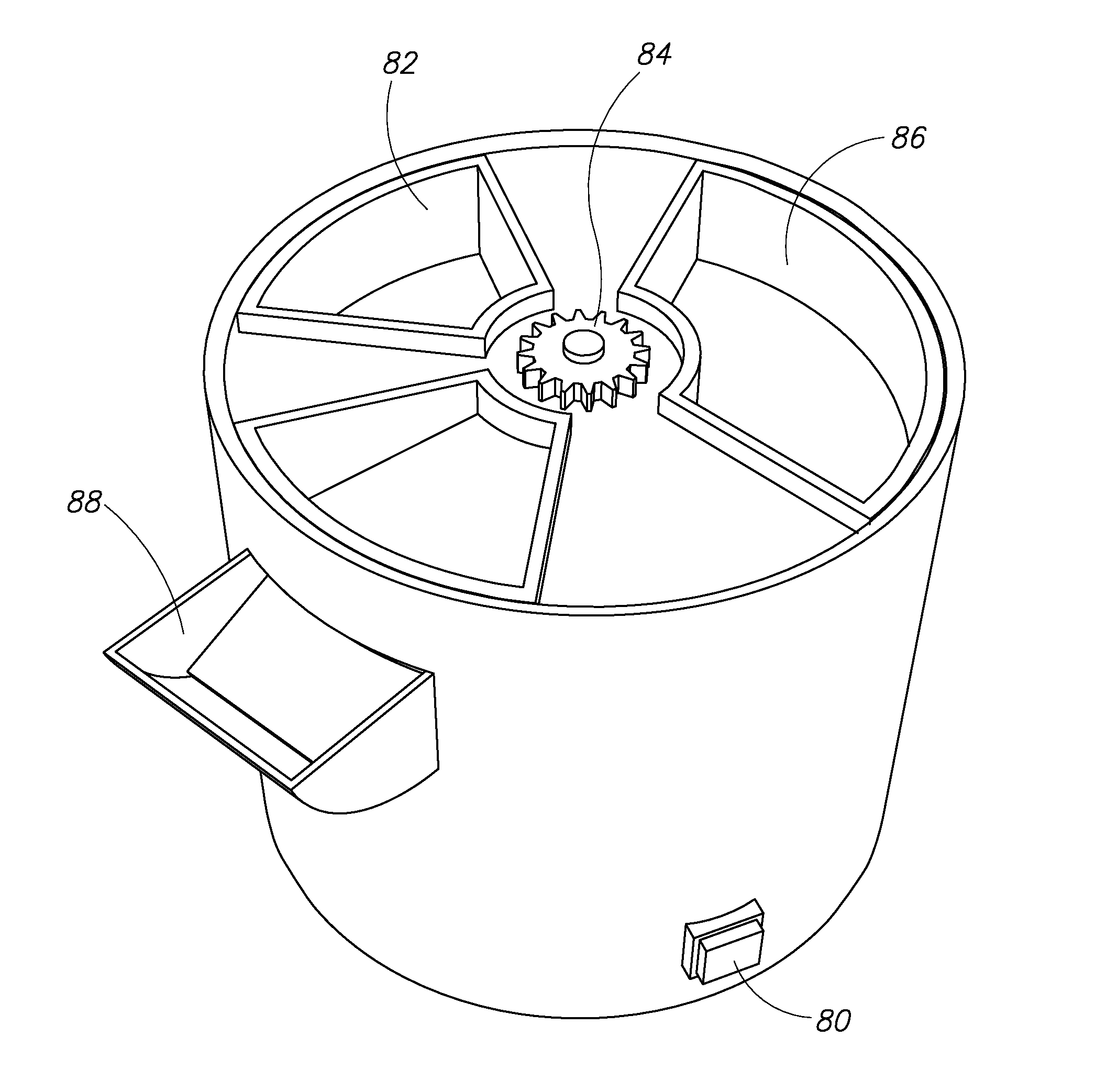 Automatic tonometer tip disinfection apparatus