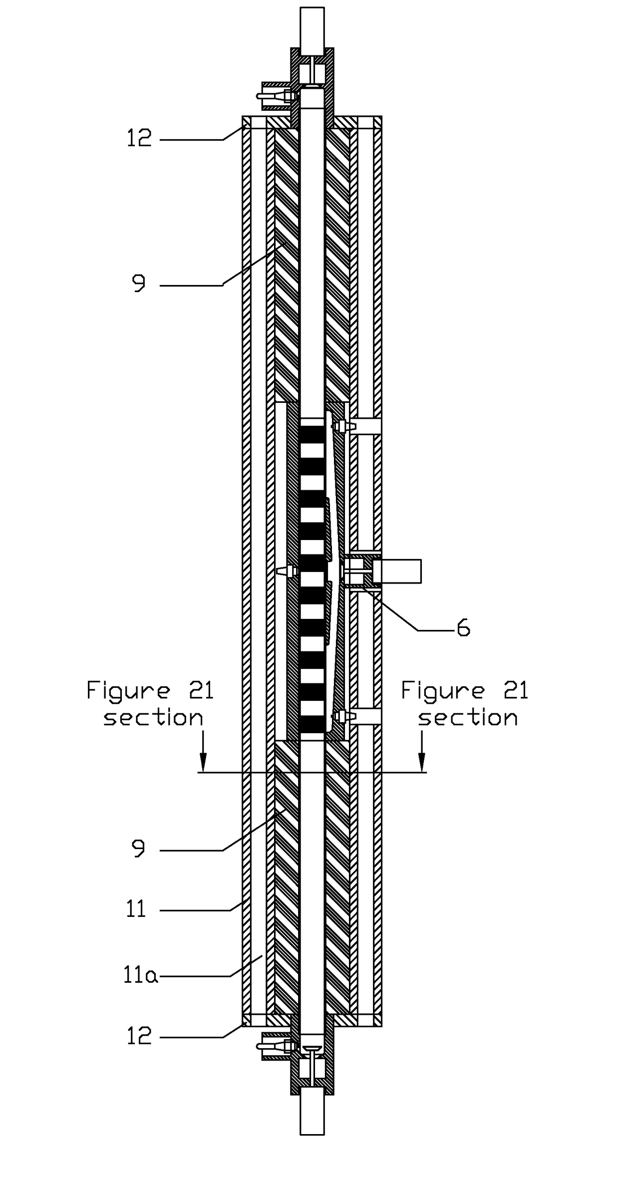 Linear electrical machine/generator with segmented stator for free piston engine generator