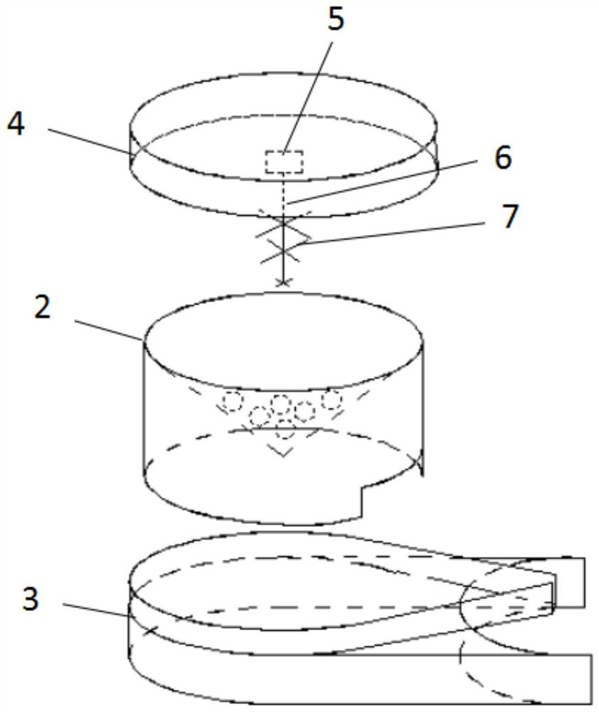 A juice preparation device for a refractometer