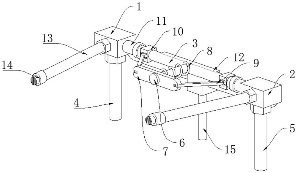 Asphalt spraying device for waterproof roll