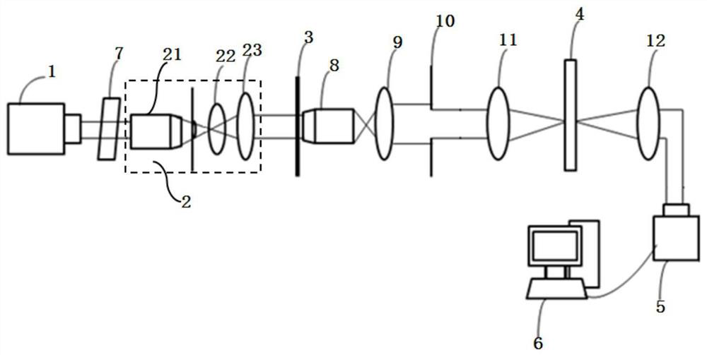 Bright field phase microscopic imaging device and method based on spiral phase plate