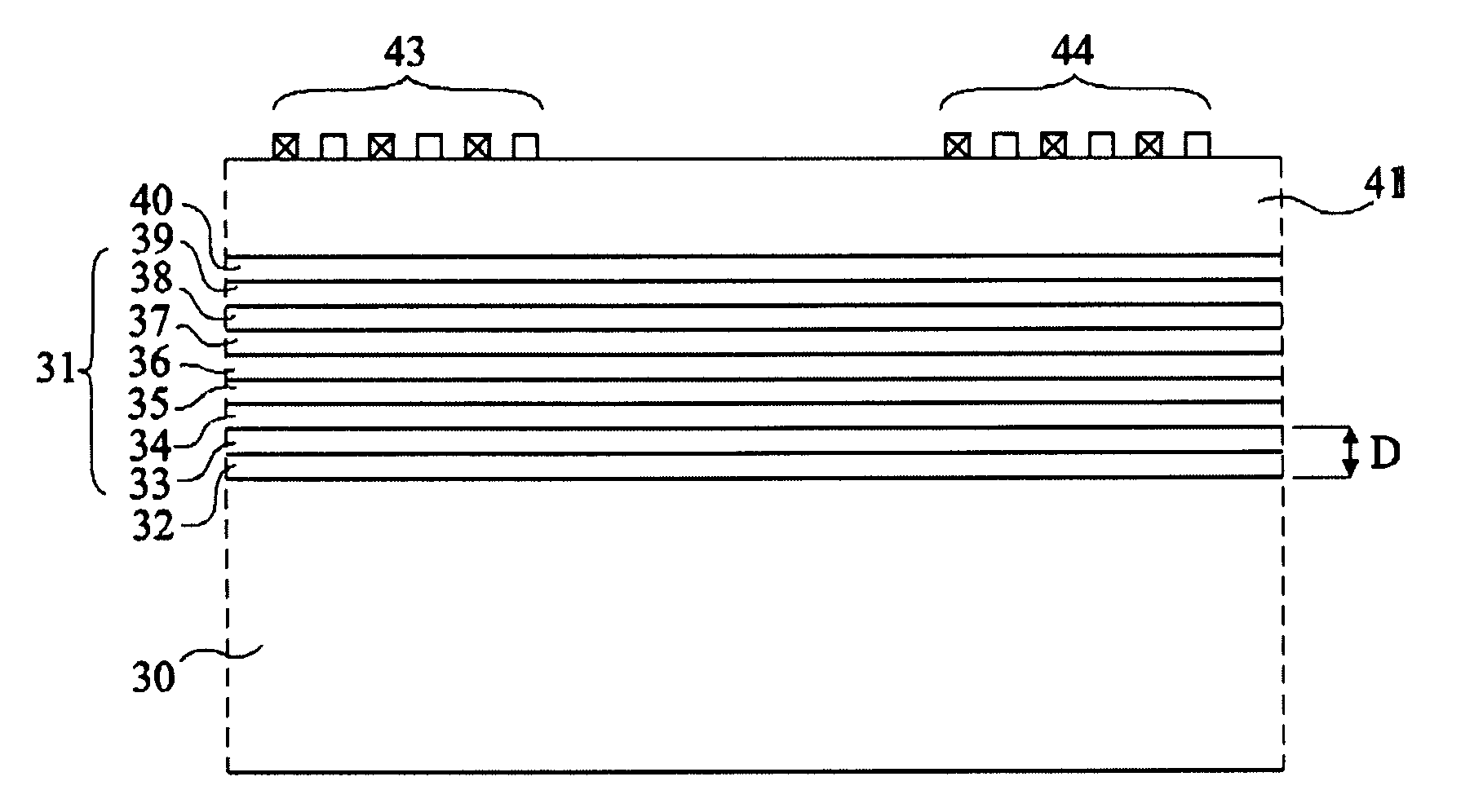 High-frequency acoustic wave device