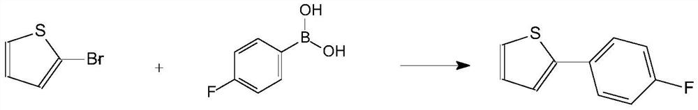 A kind of preparation method of high-purity 2-(4-fluorophenyl)thiophene