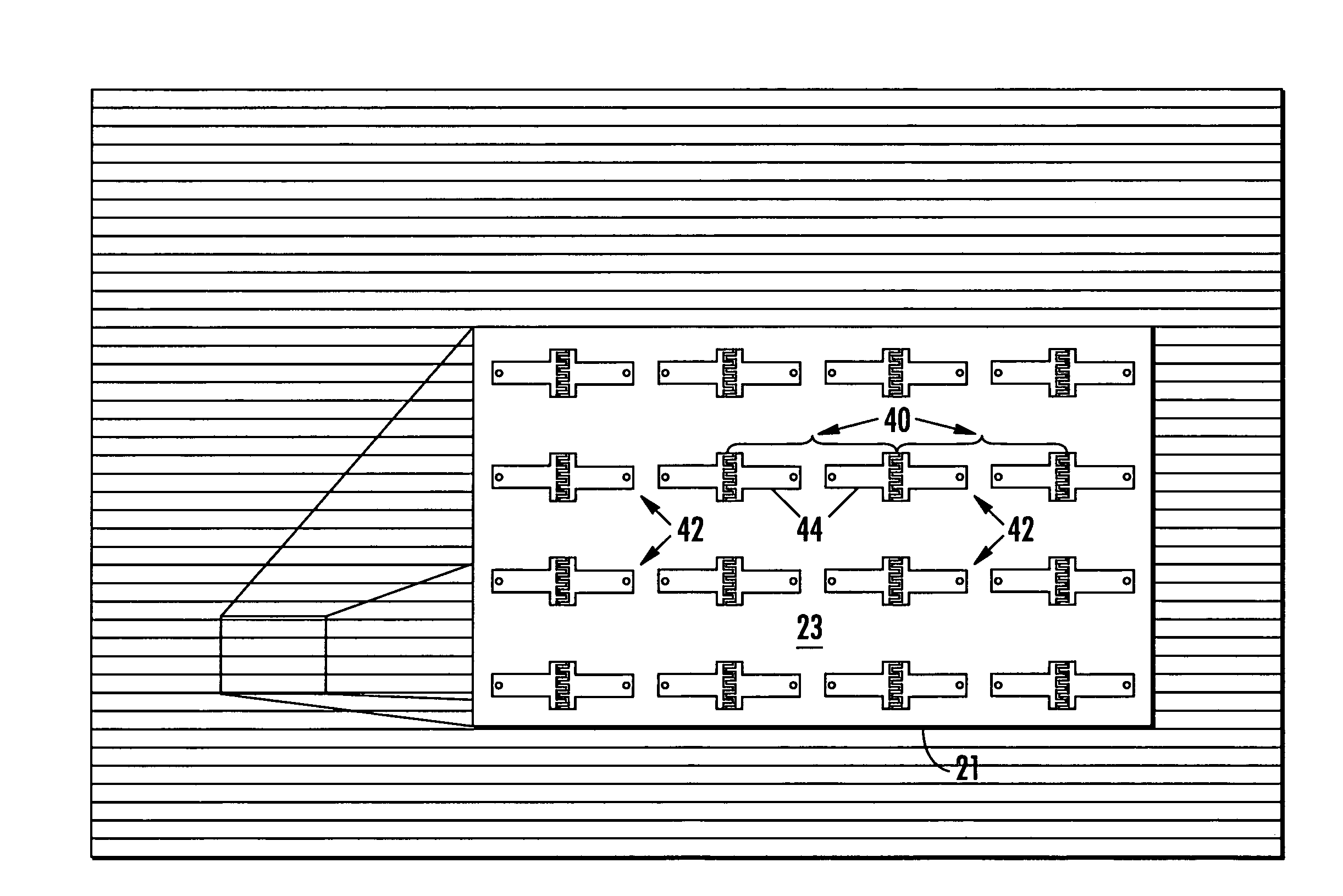 Phased array antenna formed as coupled dipole array segments