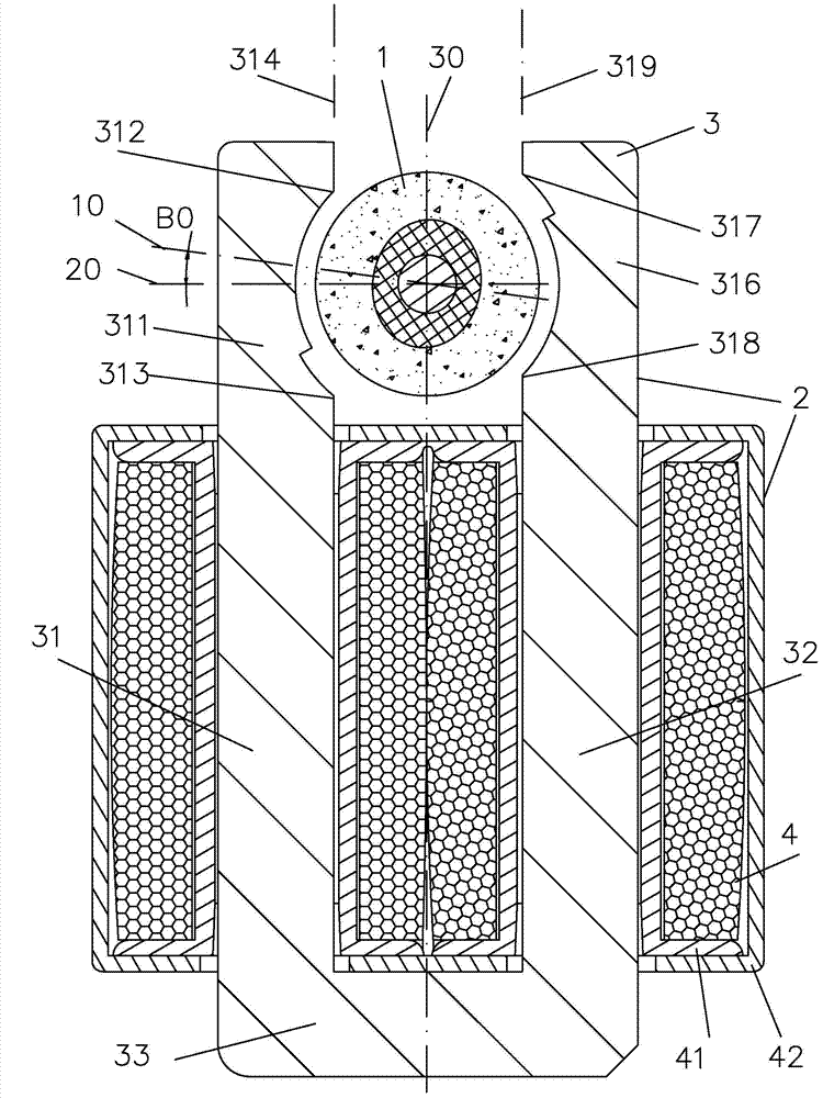 Minitype permanent-magnet synchronous motor adopting ''U''-shaped iron core and dewatering pump