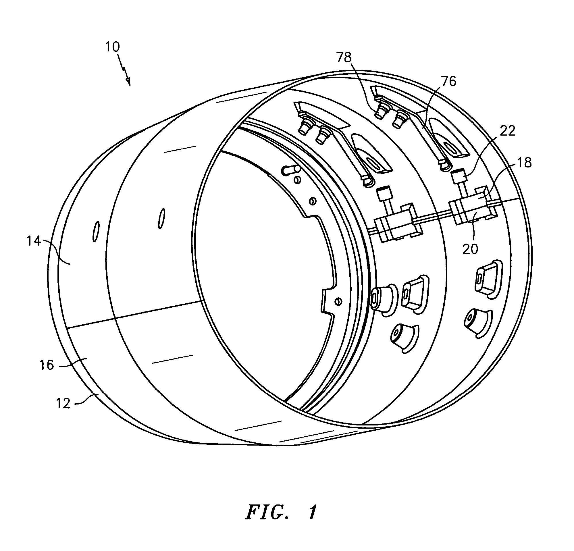 Split flange V-groove and anti-rotation mating system