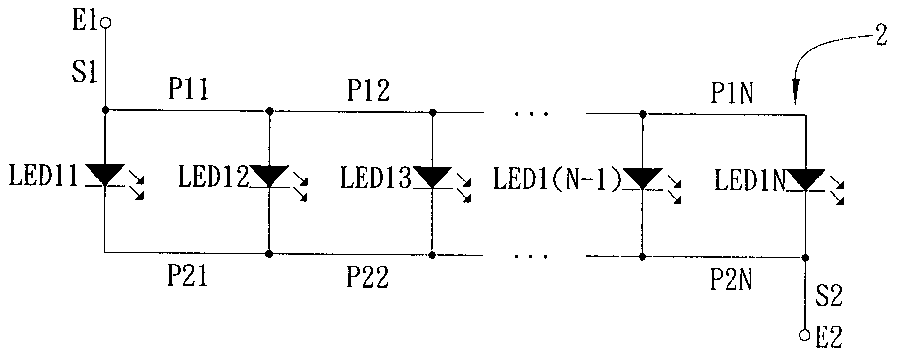 Resistance balance circuit