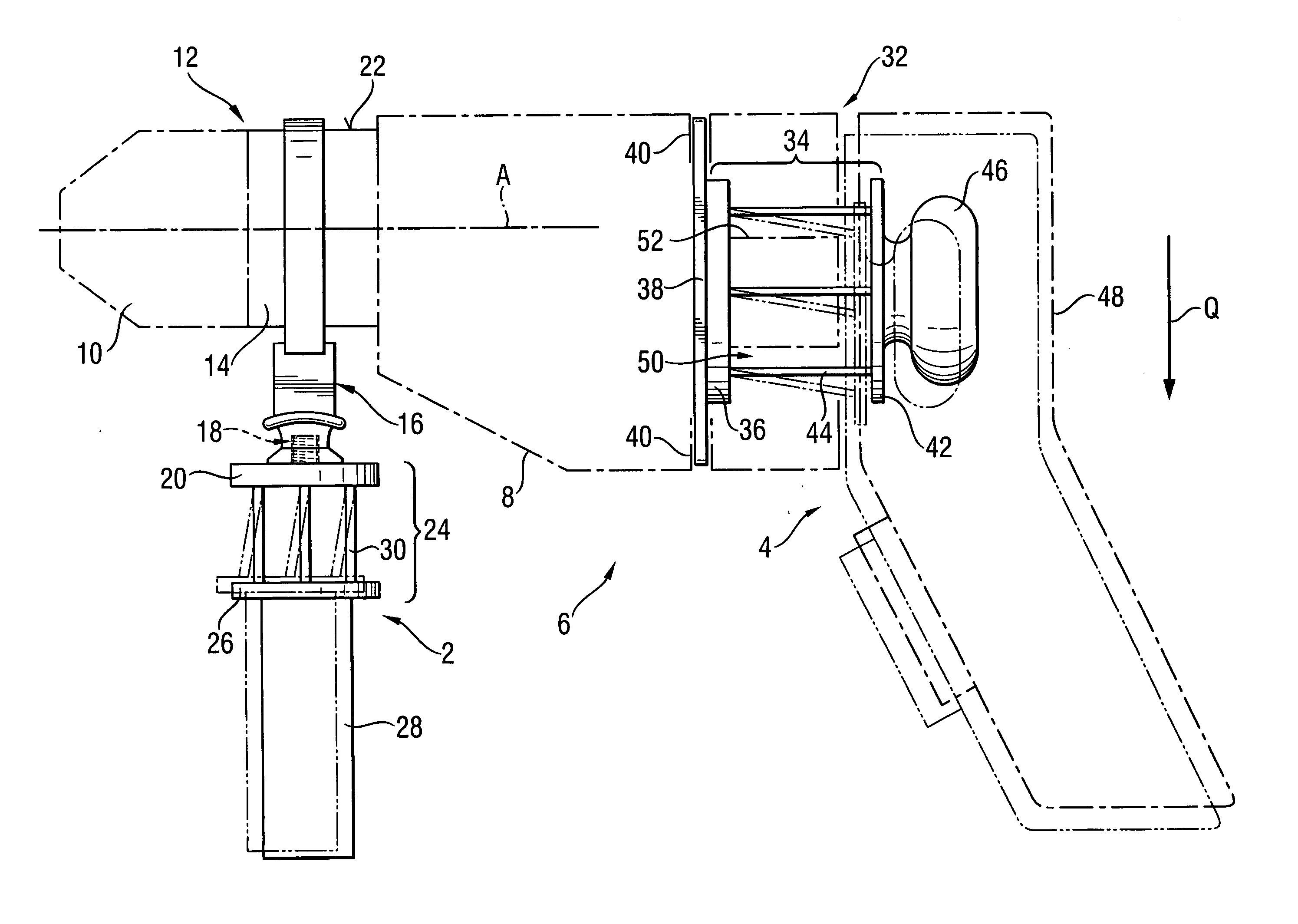 Handle for hand-held power tool