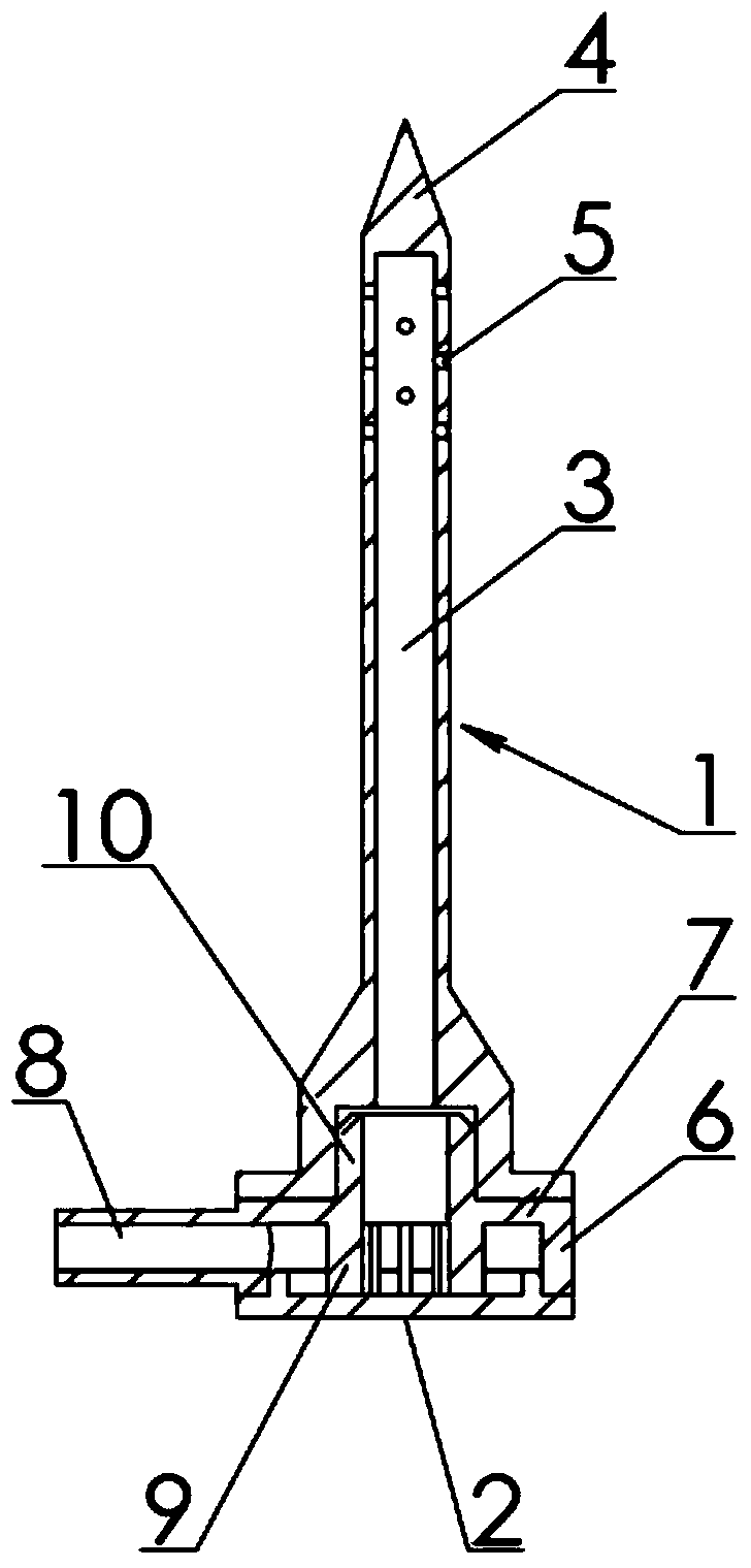 Side outlet top entry tree with infusion insertion head