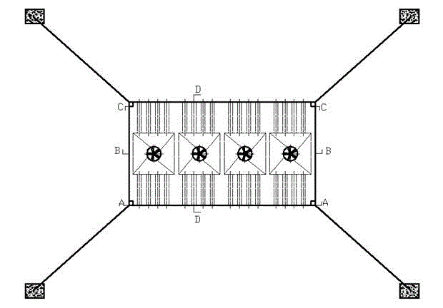 Floating breakwater doubling as wave power generation device