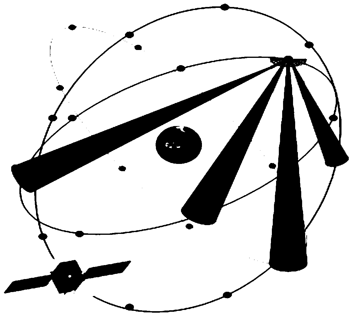 Beidou Ka complex phased-array antenna tracking visible report generation algorithm