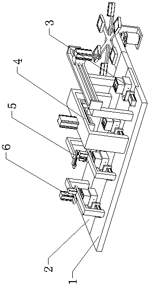 Special buckle automatic machining equipment for integrated wallboards